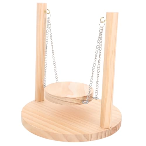 Toyvian Hamster Schaukel Hamster-hängematten- Haustier-Hamster-hängematte Schaukelspielzeug Für Hamster Hängende Hängematte Haustierhängematte Aus Holz Hölzern Khaki Toyvian Hamster Schaukel Hamster-hängematten- Haustier-Hamster-hängematte Schaukelspielzeug Für Hamster Hängende Hängematte Haustierhängematte Aus Holz Hölzern Khaki von Toyvian