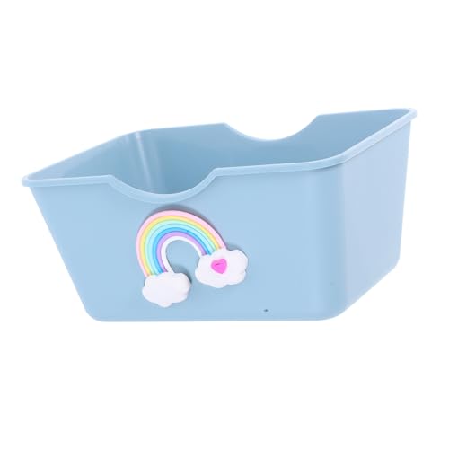 Toyvian Hamster Toilette Hamster bei Hamster Badewanne Tierbedarf für Hamster Niedliches Hamster Bad Hamster Katzentoilette Meerschweinchenhaus Hamster Duschbadewanne Abs Sky-Blue Toyvian Hamster Toilette Hamster bei Hamster Badewanne Tierbedarf für Hamster Niedliches Hamster Bad Hamster Katzentoilette Meerschweinchenhaus Hamster Duschbadewanne Abs Sky-Blue von Toyvian