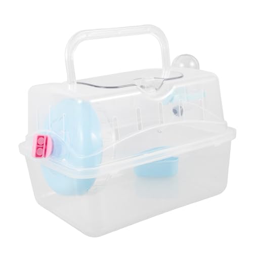 Toyvian Hamster Tragekäfig Tiertransportbox Für Kleintiere Sicherer Und Eleganter Käfig Für Reisen Und Ausflüge Transparentes Design Toyvian Hamster Tragekäfig Tiertransportbox Für Kleintiere Sicherer Und Eleganter Käfig Für Reisen Und Ausflüge Transparentes Design von Toyvian