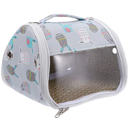 Toyvian Hamster Tragetasche für Kleine Tiere Atmungsaktiver Rucksack für Outdoor Reisen Geeignet für Hamster Eichhörnchen Meerschweinchen und Komfortabel und Sicher von Toyvian