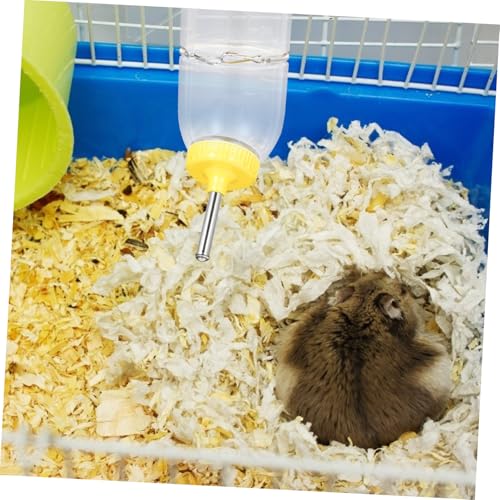 Toyvian Hamster Trinkflasche Gelb Wasserflasche Auslaufsicher Verschleißfest für Kleintiere Chinchillas und Hamster Bequemes Haustier Zubehör Toyvian Hamster Trinkflasche Gelb Wasserflasche Auslaufsicher Verschleißfest für Kleintiere Chinchillas und Hamster Bequemes Haustier Zubehör von Toyvian