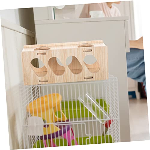 Toyvian Hamster Tunnel aus Natürlichem Holz Robustes Versteck und Spielhaus für Hamster Meerschweinchen Zwerghamster und Kleintiere Glatte Oberfläche Langlebiges Haustier von Toyvian