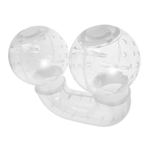 Toyvian Hamster Tunnel mit Weißem Deckel Transparenter Kunststoffrohr Verbindungsstück für Kleintier Gehege DIY Erweiterung für Hamster Kaninchen Chinchilla Aktivität und Erkundung Toyvian Hamster Tunnel mit Weißem Deckel Transparenter Kunststoffrohr Verbindungsstück für Kleintier Gehege DIY Erweiterung für Hamster Kaninchen Chinchilla Aktivität und Erkundung von Toyvian
