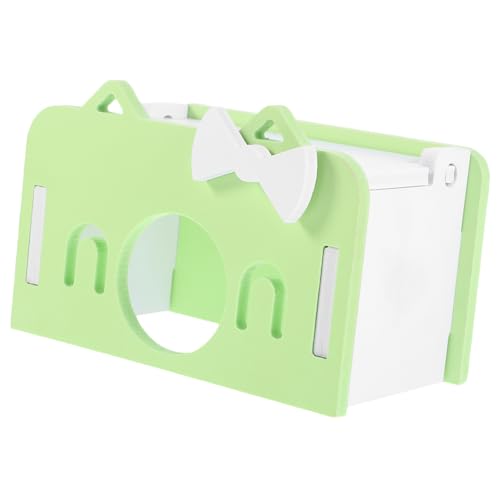 Toyvian Hamster Versteck Haus Kleintier Unterschlupf aus Stabilem Material für Hamster Meerschweinchen und Kleine Nagetiere Warmes Rückzugsort Schlafen Grün Klein Toyvian Hamster Versteck Haus Kleintier Unterschlupf aus Stabilem Material für Hamster Meerschweinchen und Kleine Nagetiere Warmes Rückzugsort Schlafen Grün Klein von Toyvian