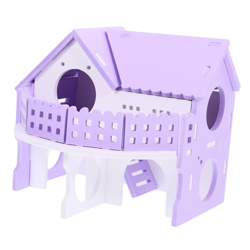 Toyvian Hamster Versteck Haus aus Langlebigem PVC Stabiles Hamsterhaus Villa für Meerschweinchen und Kleine Nager Komfortables Rückzugsort und Spielhaus Sicher und Robust für Privates Toyvian Hamster Versteck Haus aus Langlebigem PVC Stabiles Hamsterhaus Villa für Meerschweinchen und Kleine Nager Komfortables Rückzugsort und Spielhaus Sicher und Robust für Privates von Toyvian