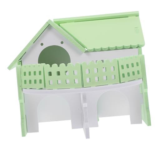 Toyvian Hamster Versteck aus Natürlichem Holz Kleines Mehrkammeriges Häuschen als Sicheres und Rückzugsort für Hamster und Meerschweinchen Komfortables Kleintierhaus für Käfig Toyvian Hamster Versteck aus Natürlichem Holz Kleines Mehrkammeriges Häuschen als Sicheres und Rückzugsort für Hamster und Meerschweinchen Komfortables Kleintierhaus für Käfig von Toyvian