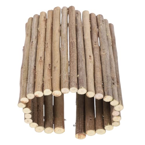 Toyvian Hamster Verstecktunnel aus Holz Bruchsicheres Nagerspielzeug für Hamster Meerschweinchen und Kleintiere Glatte Oberfläche Multifunktionaler Spieltunnel zum Kauen und Verstecken Toyvian Hamster Verstecktunnel aus Holz Bruchsicheres Nagerspielzeug für Hamster Meerschweinchen und Kleintiere Glatte Oberfläche Multifunktionaler Spieltunnel zum Kauen und Verstecken von Toyvian