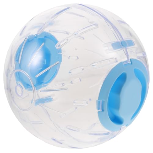 Toyvian Hamsterball für Kleintiere Transparente Übungsball mit Belüftungslöchern für Hamster Chinchillas und Rennmäuse Großer Laufball für Bewegung und Fitness von Haustieren Sicher von Toyvian