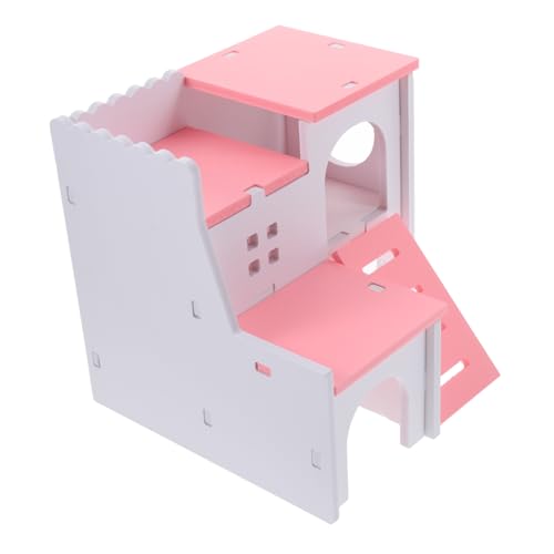 Toyvian Kleintierhaus Für Hamster Hamster Villa Zum Klettern Attraktives Versteckspielzeug Für Zwerghamster Für Kleine Nagetiere Pinke Mittelmeer-Design Villa Toyvian Kleintierhaus Für Hamster Hamster Villa Zum Klettern Attraktives Versteckspielzeug Für Zwerghamster Für Kleine Nagetiere Pinke Mittelmeer-Design Villa von Toyvian
