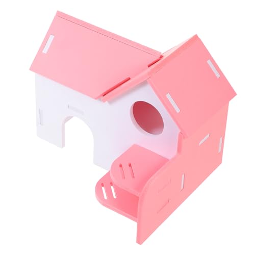 Toyvian Hamsterhaus aus Holz Bunt Kleines Nagerversteck mit Doppelstock Umweltfreundliches für Zwerghamster Igel und Kleine Kleintiere Gemütliches Schlafhaus für Käfig und Gehege Toyvian Hamsterhaus aus Holz Bunt Kleines Nagerversteck mit Doppelstock Umweltfreundliches für Zwerghamster Igel und Kleine Kleintiere Gemütliches Schlafhaus für Käfig und Gehege von Toyvian