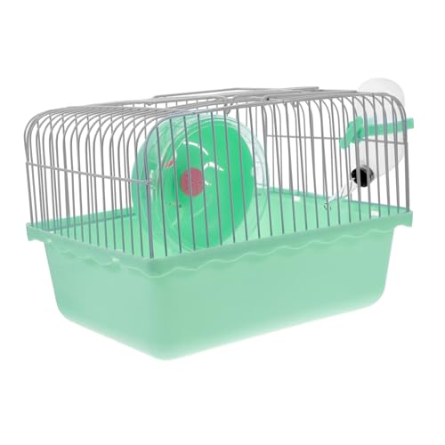 Toyvian Tragbarer Hamsterkäfig Mit Wasserflasche Und Zubehör Kleintier Transportbox Für Hamster Zwerghamster Vögel Und Chinchillas Sicher Geräumig Und Hautfreundlich von Toyvian