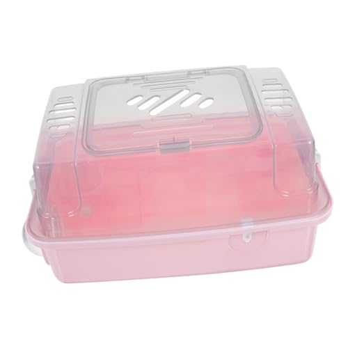 Toyvian Hamsterkäfig Hamster Reisezubehör Hamster Unterbringung Hamster Koffer Hamster Gehege tragbar Hamsterhaltung Käfige zum Transport von Haustieren Wasserflaschenhamster Plastik Rosa Toyvian Hamsterkäfig Hamster Reisezubehör Hamster Unterbringung Hamster Koffer Hamster Gehege tragbar Hamsterhaltung Käfige zum Transport von Haustieren Wasserflaschenhamster Plastik Rosa von Toyvian