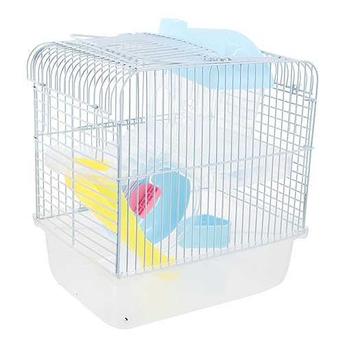 Toyvian Zwerghamsterkäfig Hamsterburg Mit Trinkflasche Und Laufrad Kleiner Käfig Für Mäuse Und Rennmäuse Mit Abnehmbarer Kunststoffwanne Und Zubehörteilen Toyvian Zwerghamsterkäfig Hamsterburg Mit Trinkflasche Und Laufrad Kleiner Käfig Für Mäuse Und Rennmäuse Mit Abnehmbarer Kunststoffwanne Und Zubehörteilen von Toyvian