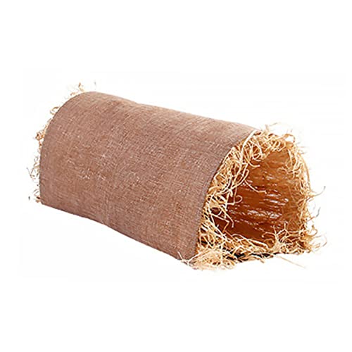 Toyvian Hamstertunnel Kaninchen Schlafgrastunnel Hasenbetten Für Kaninchen Haustier Hamster Mehrkammer Versteck Kleintierhaus Gemütliches Grasbett Hasennest Tunnel von Toyvian