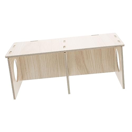 Toyvian Hamsterversteck Aus Holz Für Meerschweinchen Naturholz Nest Mit Fenster Für Hamster Und Kleintiere Lebensraum Für Haustiere Toyvian Hamsterversteck Aus Holz Für Meerschweinchen Naturholz Nest Mit Fenster Für Hamster Und Kleintiere Lebensraum Für Haustiere von Toyvian