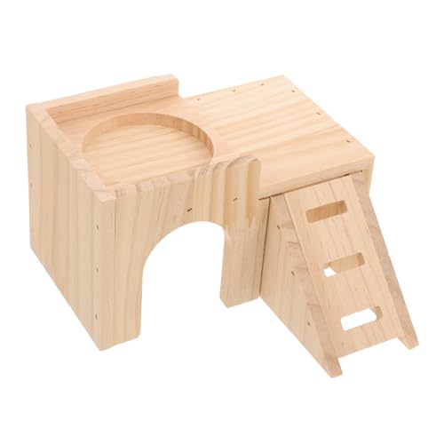 Toyvian Hamsterversteck aus Holz Zartes Verschleißfestes Nagerhaus für Kleine als Rückzugsort für Hamster Meerschweinchen und Ratten Gemütliches und Sicheres Schlafnest Toyvian Hamsterversteck aus Holz Zartes Verschleißfestes Nagerhaus für Kleine als Rückzugsort für Hamster Meerschweinchen und Ratten Gemütliches und Sicheres Schlafnest von Toyvian