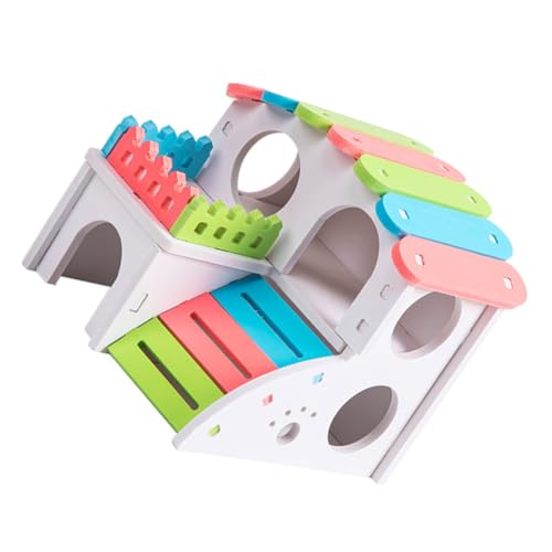 Toyvian Handgemachtes DIY Hamsterhaus aus Natürlichem Holz Kleines Haustierversteck und Rückzugsort Geeignet für Hamster Meerschweinchen Eichhörnchen Naturnahes Spiel und Ruhehaus Toyvian Handgemachtes DIY Hamsterhaus aus Natürlichem Holz Kleines Haustierversteck und Rückzugsort Geeignet für Hamster Meerschweinchen Eichhörnchen Naturnahes Spiel und Ruhehaus von Toyvian