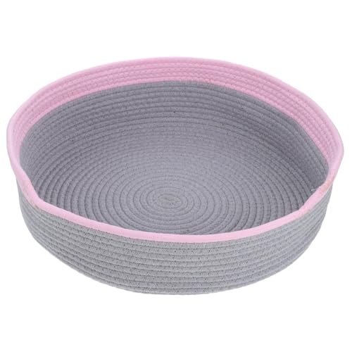 Toyvian Handgewebtes Katzenbett, Nest, Baumwollleinen, Katzenkratzpad, Haustier-schlafbett, Hauskratzer, Kratzmatte, Pad Für Welpen, Kleine Hunde, Innenbereich, Katze, Sommer Toyvian Handgewebtes Katzenbett, Nest, Baumwollleinen, Katzenkratzpad, Haustier-schlafbett, Hauskratzer, Kratzmatte, Pad Für Welpen, Kleine Hunde, Innenbereich, Katze, Sommer von Toyvian
