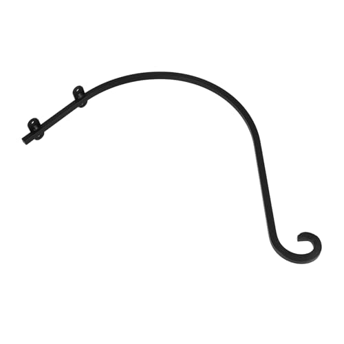 Toyvian Hängekorbhalter Aus Metall Für Außenbereich Wandmontage Pflanzhaken Für Blumentöpfe Laternen Vogelhäuschen Passend Für Garten Balkon Terrasse von Toyvian