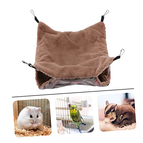 Toyvian Haustier Hängematte Für Hamster Verdickte Hängematte Im Winter Kuscheliges Plüschmaterial Für Kalte Perfektes Für Haustier Toyvian Haustier Hängematte Für Hamster Verdickte Hängematte Im Winter Kuscheliges Plüschmaterial Für Kalte Perfektes Für Haustier von Toyvian