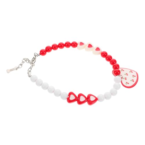 Toyvian Haustier Halskette Halskette Tierhalsband Kätzchen Niedliches Haustier Zubehör Welpen Kätzchenkragen Halskette mit Katzenkette Hundekette für Hunde Plastik Toyvian Haustier Halskette Halskette Tierhalsband Kätzchen Niedliches Haustier Zubehör Welpen Kätzchenkragen Halskette mit Katzenkette Hundekette für Hunde Plastik von Toyvian