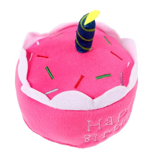 Toyvian Haustier Hund Geburtstagsgeschenk Interactive Dog Toys Dog chew Toy Plüsch-Quietschkuchen-Haustierspielzeug Party Quietschendes für Hunde Kuchenspielzeug für Hunde Rosa Toyvian Haustier Hund Geburtstagsgeschenk Interactive Dog Toys Dog chew Toy Plüsch-Quietschkuchen-Haustierspielzeug Party Quietschendes für Hunde Kuchenspielzeug für Hunde Rosa von Toyvian