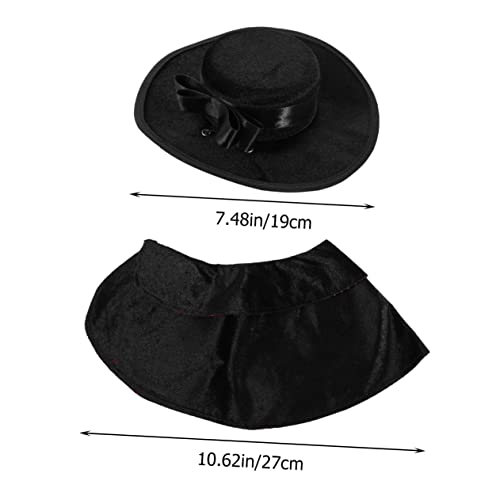 Toyvian Haustier Kostüm Set für Katzen Umhang Mütze und Perücke für Halloween Partys und Cosplay Bequem Atmungsaktiv und Hautfreundlich Toyvian Haustier Kostüm Set für Katzen Umhang Mütze und Perücke für Halloween Partys und Cosplay Bequem Atmungsaktiv und Hautfreundlich von Toyvian