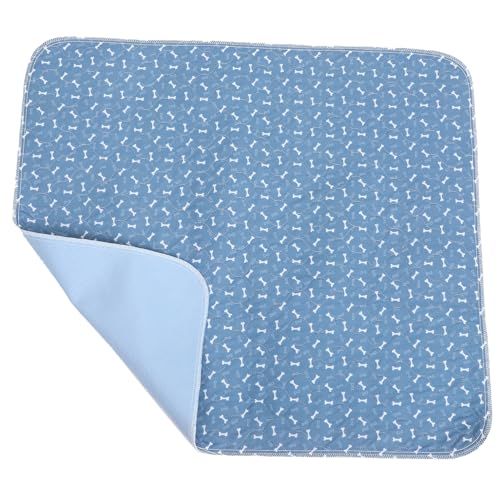 Toyvian Haustier Pee Pads mit Knochenmuster Wasserabsorbierende Trainingsmatte für Wiederverwendbar und rutschfest für Welpen und Haustier Training von Toyvian