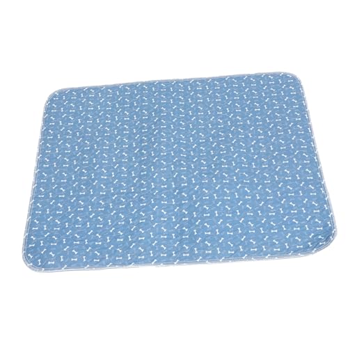 Toyvian Haustier Pee Pads rutschfeste Wasserabsorbierende Trainingsmatte für Knochenmuster Wiederverwendbar aus Hochwertigem für Sicheres von Toyvian