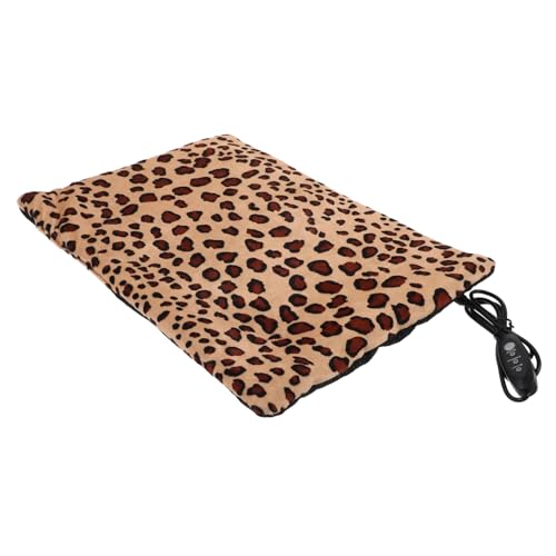 Toyvian Haustier USB -Heizkissen Heizung für Haustiere Hundeunterlage Haustierheizkissen drinnen Wärmekissen für Haustiere Heizkissen für Haustier für kleine Hunde Tuch Leopard von Toyvian