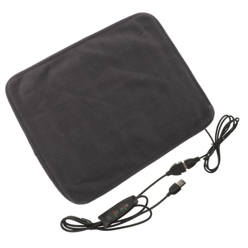 Toyvian Haustier Heizkissen USB Heizmatte für Hunde und Katzen Einstellbare Temperatur Polyester Material Bequem und Waschbar Wärmebett für Innenbereich von Toyvian