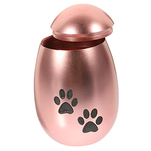 Toyvian Haustier Urne Haustier-Gedenkschatulle Urne für Asche Haustier kleine Haustierurnen Edelstahl -Haustierurne Hund Andenken Cat Ashes Container Metall Rose Gold Toyvian Haustier Urne Haustier-Gedenkschatulle Urne für Asche Haustier kleine Haustierurnen Edelstahl -Haustierurne Hund Andenken Cat Ashes Container Metall Rose Gold von Toyvian