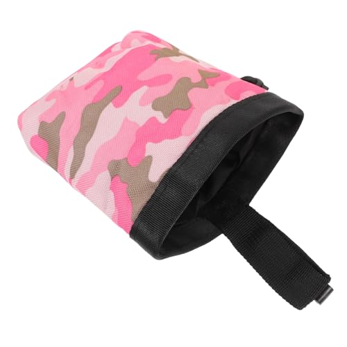 Toyvian Haustier Wandertasche belohnen klein Pink Dog Treat Bag Welpen-Snack-Tasche Leckerli-Snacktasche für Hündchen Beutel für Tiernahrung Hundetasche Beutel behandeln Oxford-Stoff Rosa von Toyvian