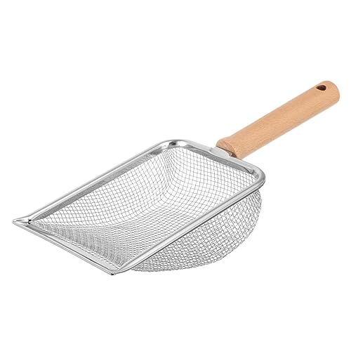 Toyvian Haustier-katzenstreu-Schaufel Katzenstreuschaufel Abfallschaufel Mit Halter Sauber Katzenstreu Scoop Körperpflege Löffel Für Katzenstreu Handhaben Schaufeln Wurf Rostfreier von Toyvian
