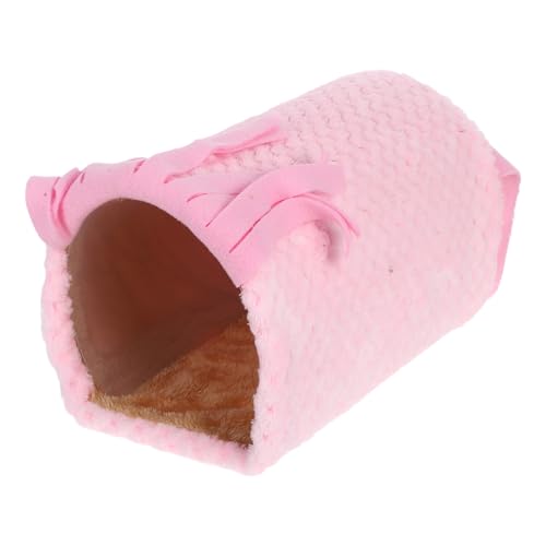 Toyvian Haustier verstecktes Haus Verstecktunnel Kaninchen-Tunnelnest Tunnel für kleine Haustiere Meerschweinchen Chinchilla House Tunnelnest mit Hasenquaste Plüsch Rosa Toyvian Haustier verstecktes Haus Verstecktunnel Kaninchen-Tunnelnest Tunnel für kleine Haustiere Meerschweinchen Chinchilla House Tunnelnest mit Hasenquaste Plüsch Rosa von Toyvian