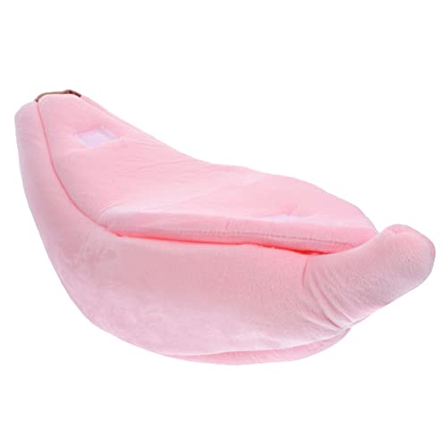 Toyvian Haustierbett Kaninchen Banane Igel Haustier schläft schlafen Hamster-Chinchilla-Nest Nester für kleine Haustiere Höhlenbett für Haustiere Hamsterbetten PP Baumwolle Rosa Toyvian Haustierbett Kaninchen Banane Igel Haustier schläft schlafen Hamster-Chinchilla-Nest Nester für kleine Haustiere Höhlenbett für Haustiere Hamsterbetten PP Baumwolle Rosa von Toyvian