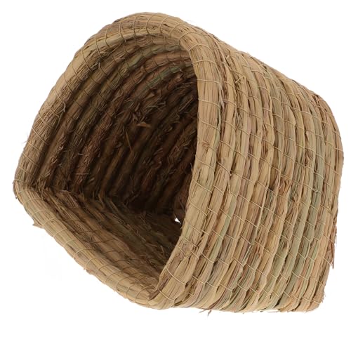 Toyvian Haustierbett aus Stroh Strohnest Kleintiernest Haustiernest Kleintierhaus aus Stroh Kleintiermatte coop für Hamster Heu Haustier-Schlafbett gewebtes Nestbett gewebte Hütte Green Toyvian Haustierbett aus Stroh Strohnest Kleintiernest Haustiernest Kleintierhaus aus Stroh Kleintiermatte coop für Hamster Heu Haustier-Schlafbett gewebtes Nestbett gewebte Hütte Green von Toyvian