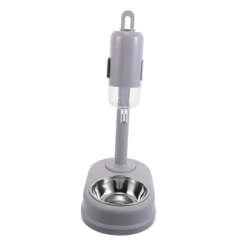 Toyvian Haustierdiät Kätzchen -fütterungsschale Automatisches Hundewasser Futternapf Für Katzenfutter Wasserspender Für Hund Und Katze Doppelnapf Für Haustiere Grey Rostfreier Stahl von Toyvian