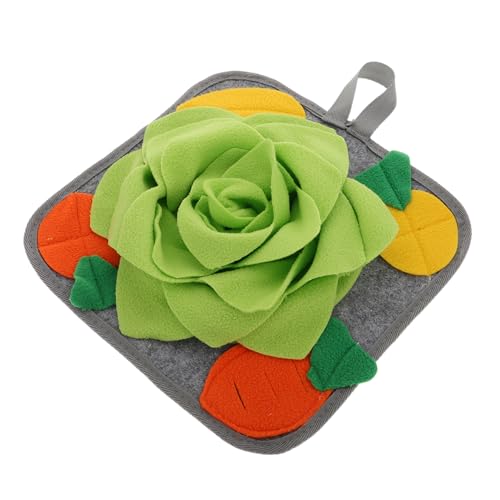 Toyvian Schnüffelmatte Für Kaninchen Futtersuchmatte Interaktives Spielzeug Maschinenwaschbar rutschfeste Haustiermatte Geeignet Für Kleintiere Und Heimgebrauch von Toyvian