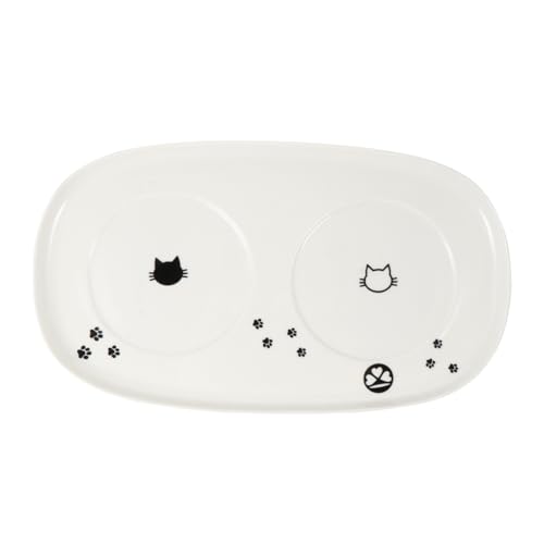 Toyvian Haustiernahrungsschale Wasser Futterspender Tablett Schüssel Hund drinnen Essen klein Schlüssel Gericht Katzenbedarf Futterschale für Haustiere Futternapf für Katzen Keramik Toyvian Haustiernahrungsschale Wasser Futterspender Tablett Schüssel Hund drinnen Essen klein Schlüssel Gericht Katzenbedarf Futterschale für Haustiere Futternapf für Katzen Keramik von Toyvian