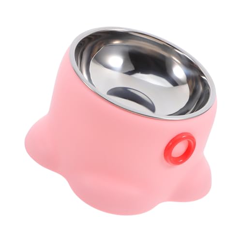 Toyvian Haustiernapf Aus Edelstahl Kleine Hundesschüssel Kühlbecher Für Haustier Futternäpfe Für Katzen Edelstahl -fütterungsschale Anti-rutsch-haustiernapf Rostfreier Stahl Rosa von Toyvian