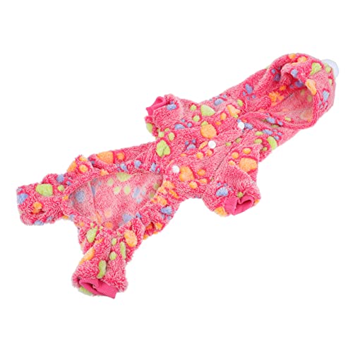 Toyvian Haustierplüschkleidung Hunde-Pyjama-Hoodie Flanell-Welpen-Pyjama Welpenpullover Flanell-Haustierkleidung Plaid Kleidung für Hündinnen Welpenhaustierkleidung Rosy Toyvian Haustierplüschkleidung Hunde-Pyjama-Hoodie Flanell-Welpen-Pyjama Welpenpullover Flanell-Haustierkleidung Plaid Kleidung für Hündinnen Welpenhaustierkleidung Rosy von Toyvian
