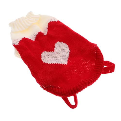 Toyvian Haustierpullover Katzenkleidung Warmer Hundepullover Gestrickter Hundepullover Gestrickter Hundepullover Haustier Kühlkleidung Hunde Komfortkleidung Haustierkleidung Hunde von Toyvian