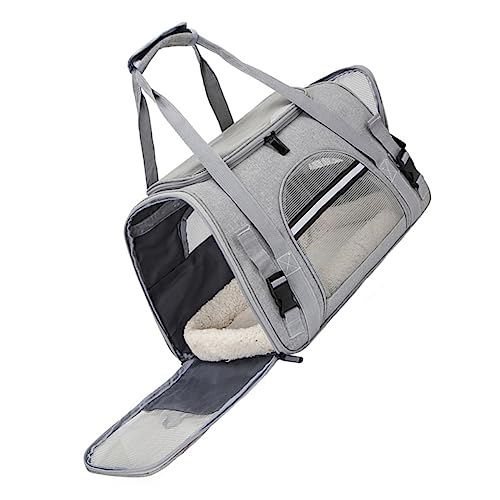 Toyvian Haustierträger Rucksack Atmungsaktive Faltbare Transporttasche für Katzen und Hunde für Reisen Camping und Ausflüge mit Stabiler Konstruktion und Wasserdichtem von Toyvian