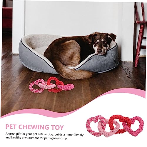 Toyvian Herzförmiges Beißfestes Hundespielzeug aus Baumwollseil Robustes Kauspielzeug für Hunde Geeignet als Valentinstag Fördert Zahnpflege und Beschäftigung Toyvian Herzförmiges Beißfestes Hundespielzeug aus Baumwollseil Robustes Kauspielzeug für Hunde Geeignet als Valentinstag Fördert Zahnpflege und Beschäftigung von Toyvian