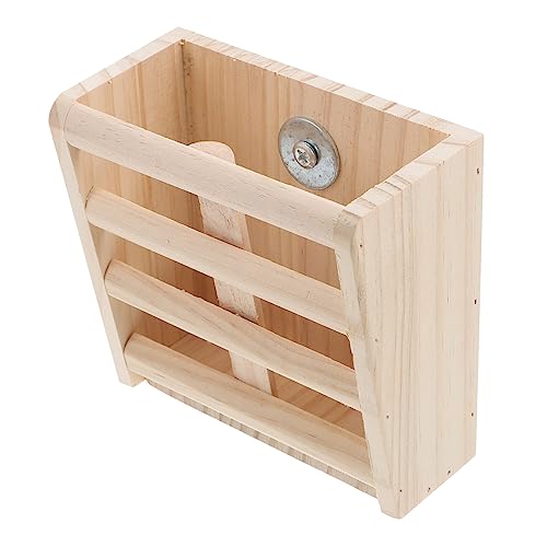 Toyvian Heu Halter aus Holz Futterspender für Meerschweinchen und Chinchillas Design Langlebig und Sicher mit Zaun Design für Langsames Fressen für Käfige Toyvian Heu Halter aus Holz Futterspender für Meerschweinchen und Chinchillas Design Langlebig und Sicher mit Zaun Design für Langsames Fressen für Käfige von Toyvian