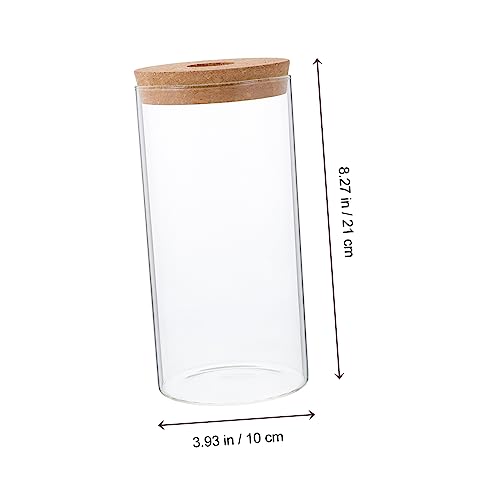 Toyvian Hochborosilikatglas Terrarium Flasche DIY Mikrolandschaft Flaschengarten für Moos Pflanzen Dekoration Wohnzimmer Büro von Toyvian