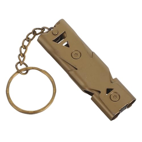 Toyvian Hochfrequente Notfallpfeife aus Robustem Edelstahl für Outdoor Wandern Hilfe und Training Lautstarkes Signalgerät für Überlebenssituationen Tragbar und Langlebig für Einsatzkräfte von Toyvian