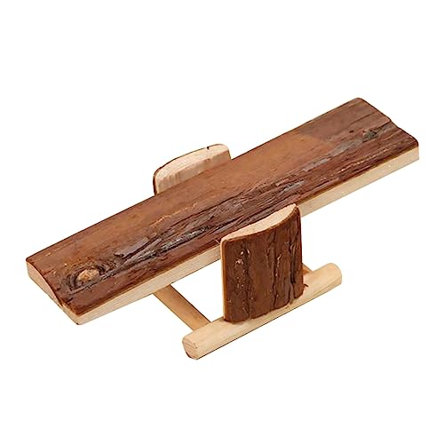 Toyvian Hölzerne Wippe Haustier Spielzeugratte realistisch klein Käfig Hamster hamsterspielzeug Molar Spielzeughamster Kauspielzeug für Hamster Coffee Toyvian Hölzerne Wippe Haustier Spielzeugratte realistisch klein Käfig Hamster hamsterspielzeug Molar Spielzeughamster Kauspielzeug für Hamster Coffee von Toyvian
