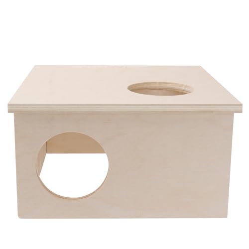 Toyvian Hölzernes Hamsterhaus mit Kammern Kreative Nest Hütte für Hamster und Mäuse und Langlebiges Gemütlicher Rückzugsort für Kleine Haustiere Toyvian Hölzernes Hamsterhaus mit Kammern Kreative Nest Hütte für Hamster und Mäuse und Langlebiges Gemütlicher Rückzugsort für Kleine Haustiere von Toyvian